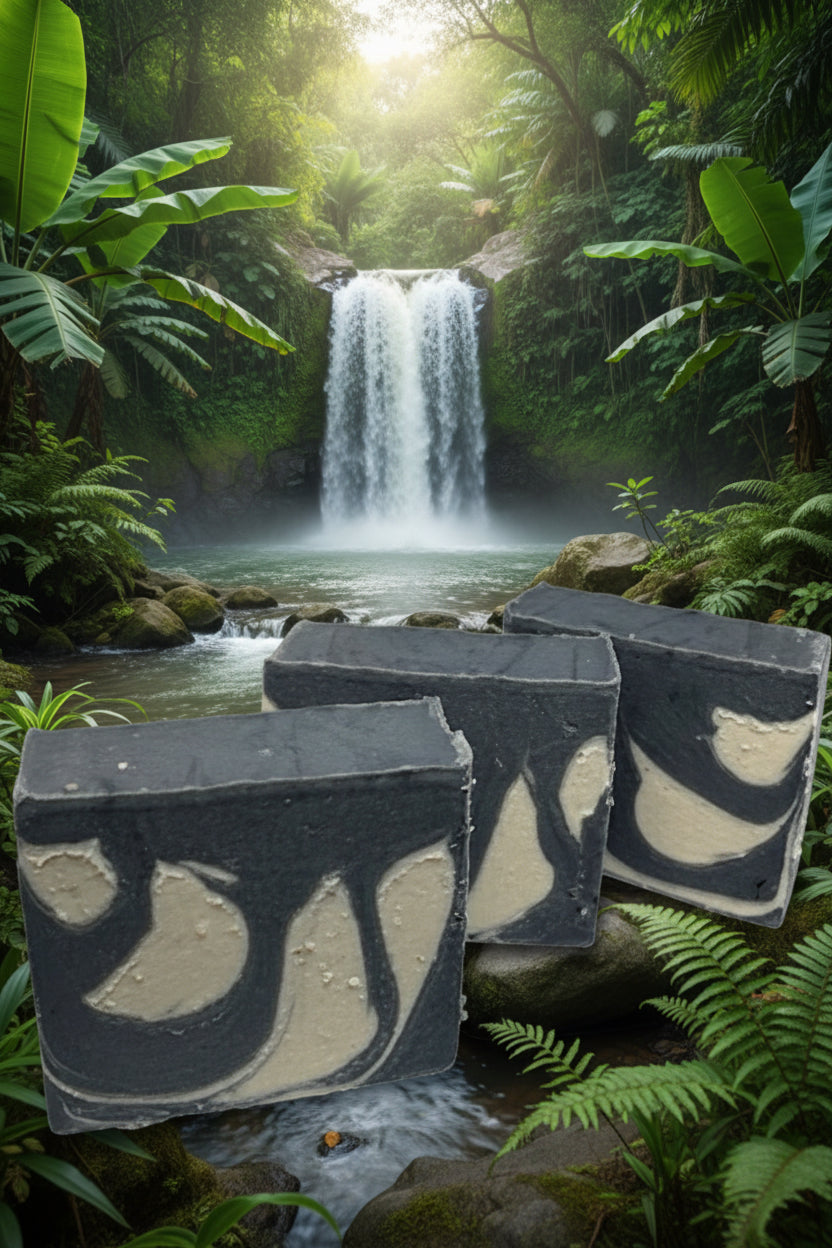 Purifying Charcoal + Oat Detox Bar